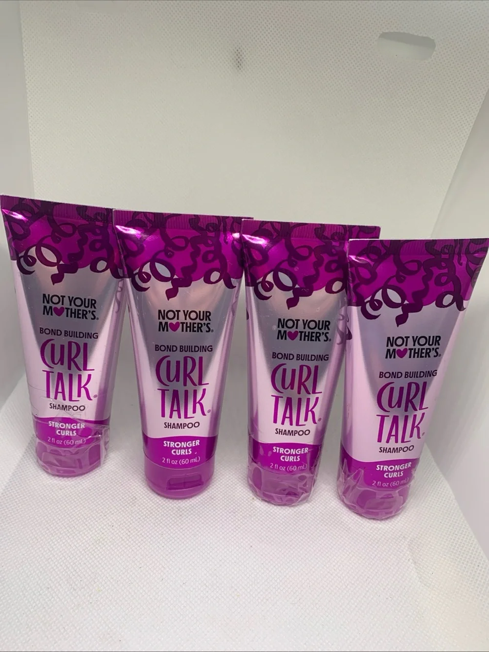 Not Your Mother’s Curl Talk Bond Building Shampoo - 2 Fl Oz Each. Set of 4